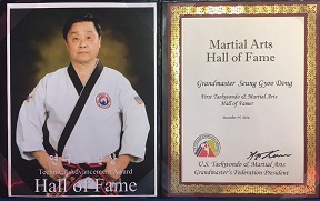 Grand Master Dong holds a 9th Degree Black Belt in Kum Do (Korean Sword).